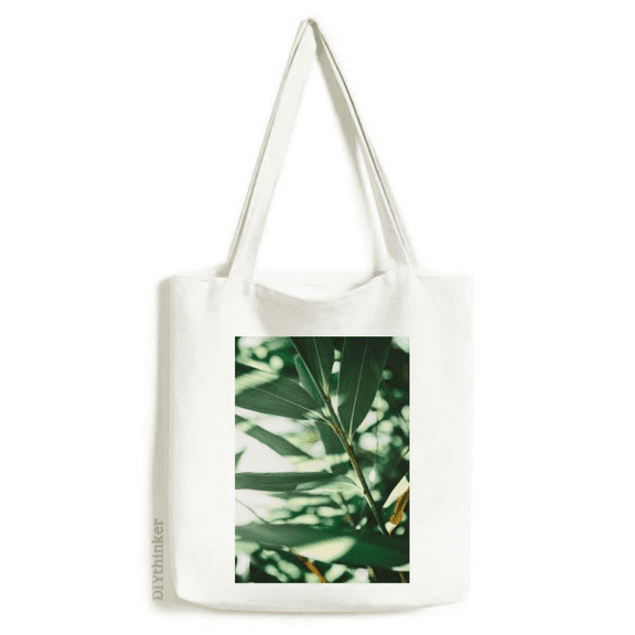 Green Nature Photo Tote Canvas Bag Shopping Satchel Casual Handbag
