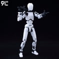 thumbnail image 4 of (Assembly Completed) T13 Action Figure Set,Dummy 13 Robot Action Figure, Lucky 13 Collectible Action Figure Articulated, 4 of 6
