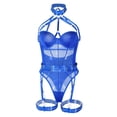 thumbnail image 1 of Gibobby Conjunto ropa interior mujer Conjunto de Lencería Erótica Ropa Interior Sexy para Mujer, Camisón de Una Pieza con Tanga, Ropa de Dormir para Mujer(Azul, CH), 1 of 3
