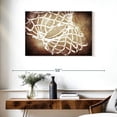 thumbnail image 3 of Elephant Stock Basketball Net Wall Art - Horizontal Canvas Wall Art - Living Room Wall Decor - Sports Canvas - Gray And Brown Decor - 36" x 24", 3 of 8