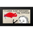 thumbnail image 2 of Masterfunk collective 18x11 Black Modern Framed Museum Art Print Titled - Forgiveness, 2 of 5