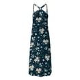 thumbnail image 5 of asdoklhq Womens Plus Size Clearance Dresses,Boho Sundress for Women Loose Dress Summer Casual Ladies Flowy Maxi Dresses Vacation Beach Dress with Pockets, 5 of 7