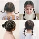 thumbnail image 3 of 500/1000/2000 Uds. Banda de goma desechable colorida para niñas, lazos para el cabello, diadema para niños, coleteros, bandas, accesorios para el cabello para niños, 3 of 5