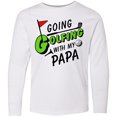 thumbnail image 3 of Inktastic Going Golfing with My Papa- Kids Golf Long Sleeve Youth T-Shirt, 3 of 5