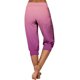 thumbnail image 5 of Mujeres Capri Pantalones Casual Suelto Largo Pantalones de Color Sólido con Corbata Elástica Cintura Y Bolsillos, 5 of 6
