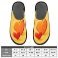 thumbnail image 5 of IAUYY Memory Foam House Slippers Suitable for Both Men and Women. Comfortable, Anti-Slip Plush Flat-Bottomed Slippers The Best Holiday Gift Yellow, 5 of 9