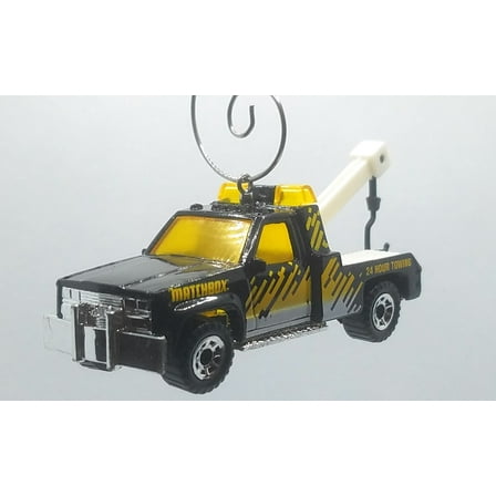 Christmas Ornament for GMC Wrecker Black/Yellow