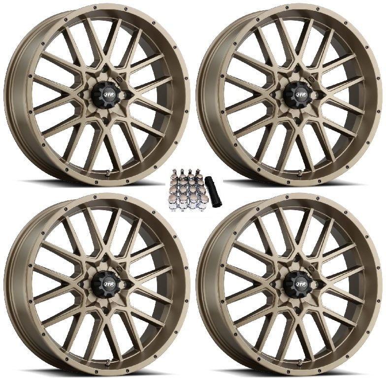 ITP Hurricane UTV Wheels//Rims Matte Black 12/" Polaris Ranger 900 XP 4