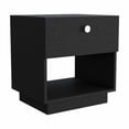 thumbnail image 1 of Paris 1 Drawer Nightstand -Bedroom-Wengue, 1 of 3
