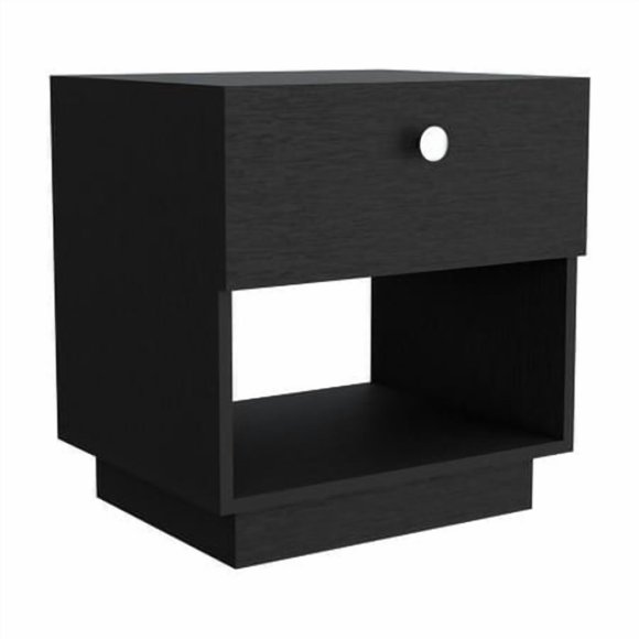 Paris 1 Drawer Nightstand -Bedroom-Wengue