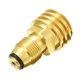 thumbnail image 1 of Adaptador Irfora Adaptadores para tanques de propano se convierte a QCC1 Adaptador de ajuste universal de latón macizo para acampar al aire libre / cocinar / barbacoa Irfora Adaptador, 1 of 7