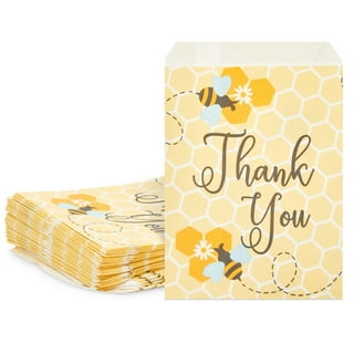 Containlol 16 Pcs Bee Party Favors Honey Bee Gift Bags Bee Theme Goodie  Bags Sweet As Can Bee Candy Bag Bee Present Bags with Handle for Birthday