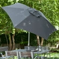 thumbnail image 3 of DestinationGear Push-Up 8.5' Market Patio Umbrella, White, 3 of 11