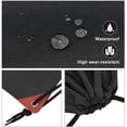 thumbnail image 4 of Bolsa con cordón para mujer y hombre, bolsa deportiva impermeable, mochila con cordón, bolsa deportiva para gimnasio, mochila grande resistente al agua, bolsillo exterior con cremallera, 4 of 7