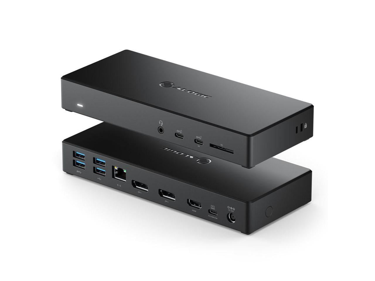 ALOGIC USB-C Triple Display DP Alt. Mode Docking Station - ALOGIC USB-C Triple Display DP Alt. Mode Docking Station - MA3 with 100W Power Delivery (Laptop Charging) - 2 x DP and 1 x HDMI with up to...