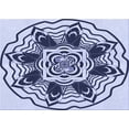 thumbnail image 1 of Ahgly Company Machine Washable Indoor Rectangle Transitional Heavenly Blue Area Rugs, 6' x 9', 1 of 1