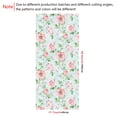 thumbnail image 4 of 1 Roll Pink Flowers And Leaves Pastoral Rustic Removable Wallpaper Waterproof Peel And Stick Wallpaper Refrigerator Speaker Dryer Cabinet Oven Appliance Furniture Renovation Room Kitchen Background, 4 of 4