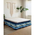 thumbnail image 2 of Abstract Art Night Sky Bed Skirt Queen Size 16 Inch Drop, Mountains Oil Painting Landscape Art Wrap Around Dust Ruffle Bedskirts, Wrinkle & Fade Resistant Easy Fit Bedskirt with Adjustable Elastic, 2 of 8