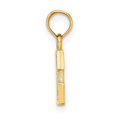 thumbnail image 2 of Diamond2Deal 14K Yellow Gold Block Letter E Initial Pendant for Women, 2 of 6
