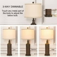 thumbnail image 4 of Set of 2 Touch Control Table Lamp with 2 USB Ports,Dimmable, 4 of 6