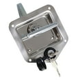 thumbnail image 4 of ALL-CARB 2-Pieces Rv Door Tool Box Latch and Lock & Gasket T-Handle & Keys 304 Stainless Steel T-Handle Lock Highly Polished, 4 of 8
