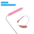thumbnail image 3 of Unique Bargains 10'x3/8' Drinking Straw Cleaning Brush Reusable Pipe Tube Cleaner Brush Pink 12Pcs, 3 of 6