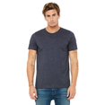 thumbnail image 1 of Bella Canvas Mens CVC Jersey Tee, XL, Heather Navy, 1 of 2