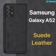 thumbnail image 2 of Funda Cuero Gamuza Para Samsung Galaxy A52 A52s A12 A50 A70 4G 5G Case Toque Cómodo Anti-huella digital Botones a prueba de golpes Presione fácilmente Proteger la cámara Proteger la pantalla Anti-caíd Gao Jiahui unisex, 2 of 2