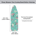 thumbnail image 5 of HELLHERO Pink White Flowers Ironing Board Covets Breathable Ironing Board Cover Polyester Fabric, 5 of 5