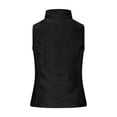 thumbnail image 5 of Htigea Puffer Vest for Women Sleeveless Zip Up Outerwear Stand Collar Quilted Vest Warm Winter Jackets Coats with Pocket Black S, 5 of 9