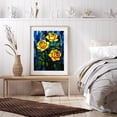 thumbnail image 6 of Diamond Art Kits for Adults - 5d Stained Glass Yellow Roses Art Diamond Painting for Adults, Diamond Art for Adults Beginners, Diamond Painting Kits for Adults for Home Wall Decor, 6 of 7
