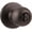 Venetian Bronze, variant on Kwikset Polo Dummy Door Knob - Satin Chrome Finish - Dummy Size