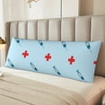 thumbnail image 2 of Fotbe Syringe And Red Cross Funda para Almohada Corporal con Diseño, Funda de Microfibra Ultrasuave de 20x54 Pulgadas, Ropa de Cama Elegante, 2 of 7