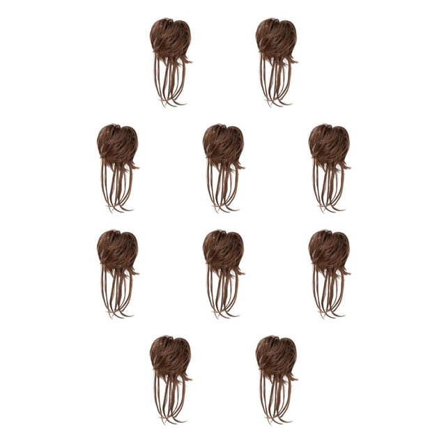 Seitruly Moño de cola de caballo de fibra peinado multiusos esencial para mujeres extensión de cola de caballo cabello rizado señoras 4/30 4/30 10Conjunto