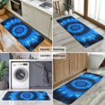 thumbnail image 6 of Blue Tie Dye Spiral Pattern Kitchen Rug Mat,Kitchen Runner Rugs Non Skid Washable,Decorative Kitchen Floor Mats for Kitchen,Sink,Laundry,17"x47.2", 6 of 7