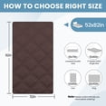 thumbnail image 2 of JIATER Waterproof Dog Bed Covers Washable Pet Bed Blanket for Sofa Bed,52x82 Coffee, 2 of 7