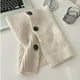 thumbnail image 3 of Bufandas suaves para hombre y mujer, bufandas cálidas de invierno, chal de punto con cuello, bufanda para mujer, 3 of 3