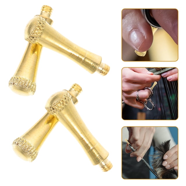 HEALEEP 10Ud Descanso Decorativo Para Dedos De De Corte En Inoxidable Dorado