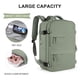 thumbnail image 3 of Mochila de viaje coowoz Large-L impermeable para mujer/hombre gris, 3 of 7