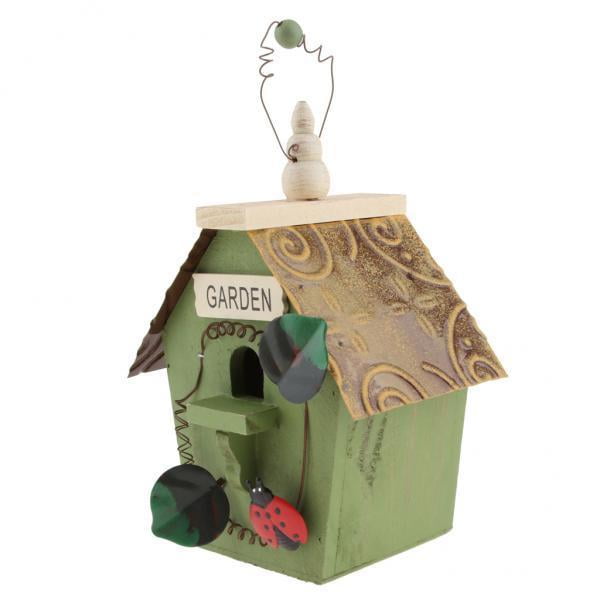 2x Caja Pájaro Animales Del Cajas Casa Pájaro - 2 Zulema Casas de aves decorativas al aire libre