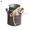 thumbnail image 2 of AURORA TRADE Shabby Chic Milk Can Jug with Rope Design French Farmhouse Decor Vase for Wedding Decor Galvanized Tin Can Rustic Primitive Bucket Vase for Decorative Flower Holder, 2 of 8