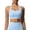 a-125Light Blue27, variant on Womens Halter Square Neck Solid Medium Impact Sports Bra Wide Under Band High Elastic Gym Fitness Support Workout Inner Bras For Ladies Comfort Bra