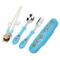 thumbnail image 1 of Gupbes Kids Eating Utensils Spoon Fork Chopsticks Set Children Baby Training Chopsticks Kit Baby Infant Training Utensils, 1 of 8
