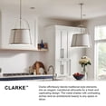 thumbnail image 2 of 4895PN Hinkley Lighting Clarke - 4 Light Large Pendant in Traditional-Transitional Style - 24.5 Inches Wide by 25.25 Inches High-Polished Nickel, 2 of 10
