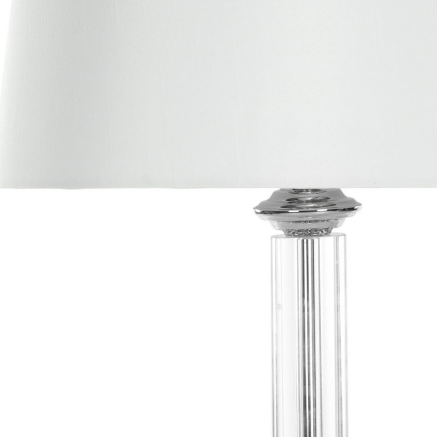 Safavieh Vendome 28.5 in. H Crystal Table Lamp, Clear, Set of 2