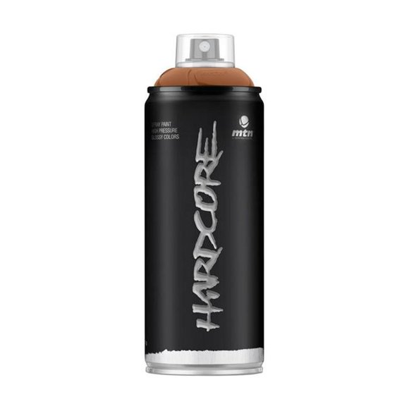 Montana Colors 1863877 Peinture en Vaporisateur Brillante Hardcore 11 oz, Brun Grillé - 6 par Pack