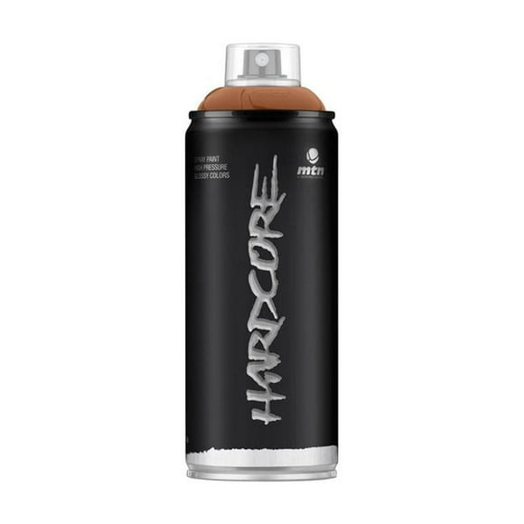 Montana Colors 1863877 11 oz Hardcore Gloss Spray Paint, Toasted Brown - 6 per Pack