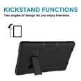 thumbnail image 7 of FIEWESEY Shockproof Rugged Case for Facetel Q3 Pro/TOSCIDO P20/P101/TOPELOTEK MID1001S/VUCATIMES N20/DUODUOGO/Vankyo Matrixpad S20/Hyundai Hytab Plus 10WB2 10"+Screen Protector (Black/Black, 1 Pack), 7 of 7