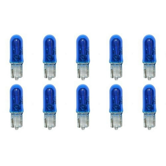 CEC Industries #73B (Blue) Bulbs, 14 V, 1.12 W, W2.1x4.9d Base, T-1.75 shape (Box of 10)