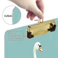 thumbnail image 6 of FORMRS Acrylic Clipboard with Low Profile Clip Standard A4 Letter Size, 12.5" x 9", White Cartoon Swan, 6 of 8